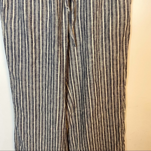 Urban Outfitters Linen Blend Striped Pants Size Medium - Picture 5 of 11